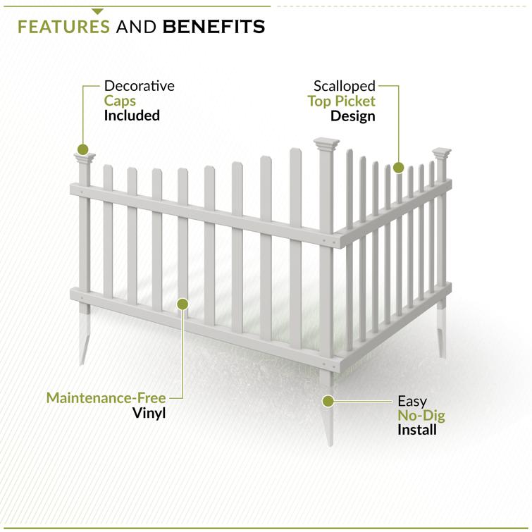 Ashley Corner Picket Fence